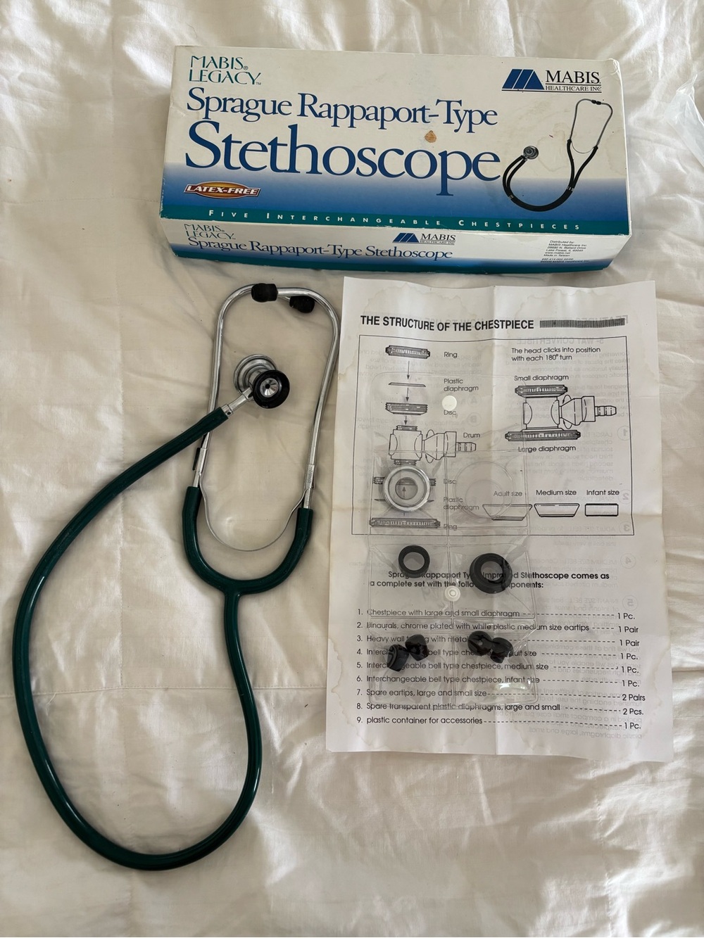 MABIS Legacy Sprague Rappaport-Type Dual Head Stethoscope